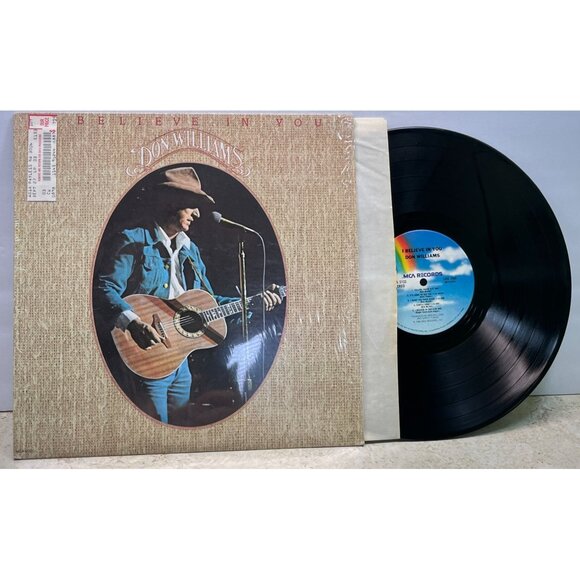 Don Williams I Believe in You Country Vinyl LP 1980 MCA Records 5133 Shrink VG+ - Picture 1 of 6